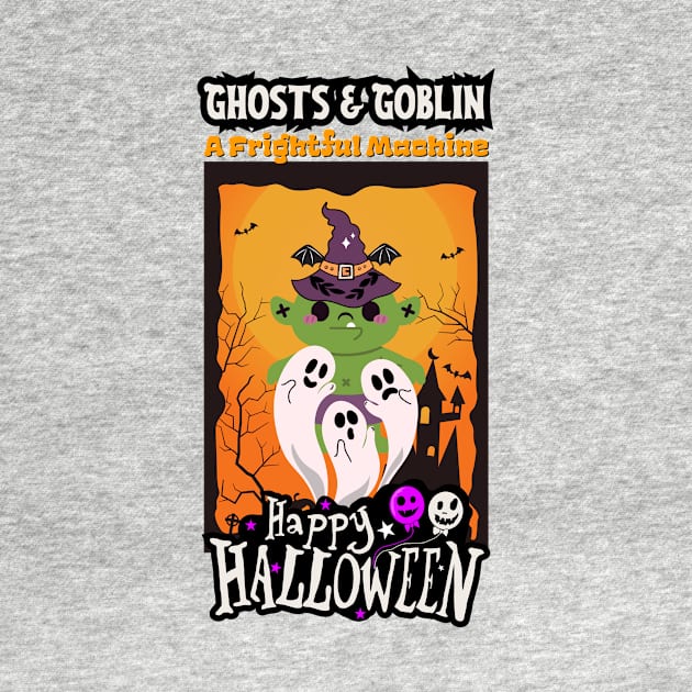 Ghosts & Goblin Halloween Havoc by DaShirtXpert